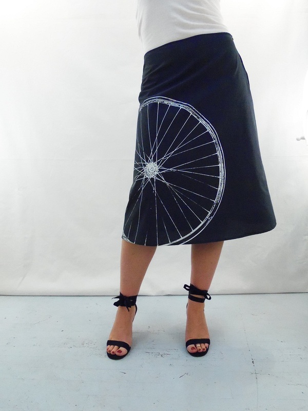 bicycle a-line skirt